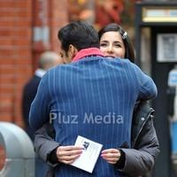 Exclusive: Salman and Katrina hug during a break in filming scenes on 'Ek Tha Tiger' | Picture 100696